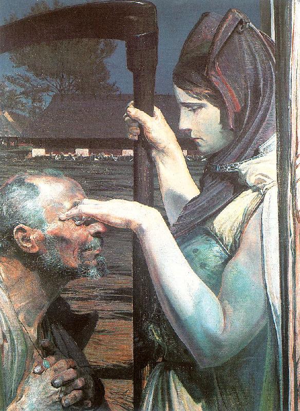 Malczewski, Jacek Death oil painting image